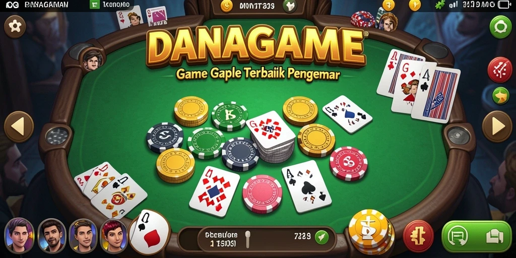 Tampilan screenshot gameplay Gaple yang mengasyikkan.