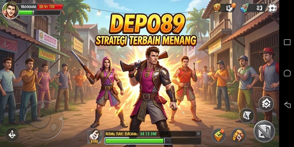 Tampilan menarik dari gameplay strategi DEPO89 dengan aksi seru.