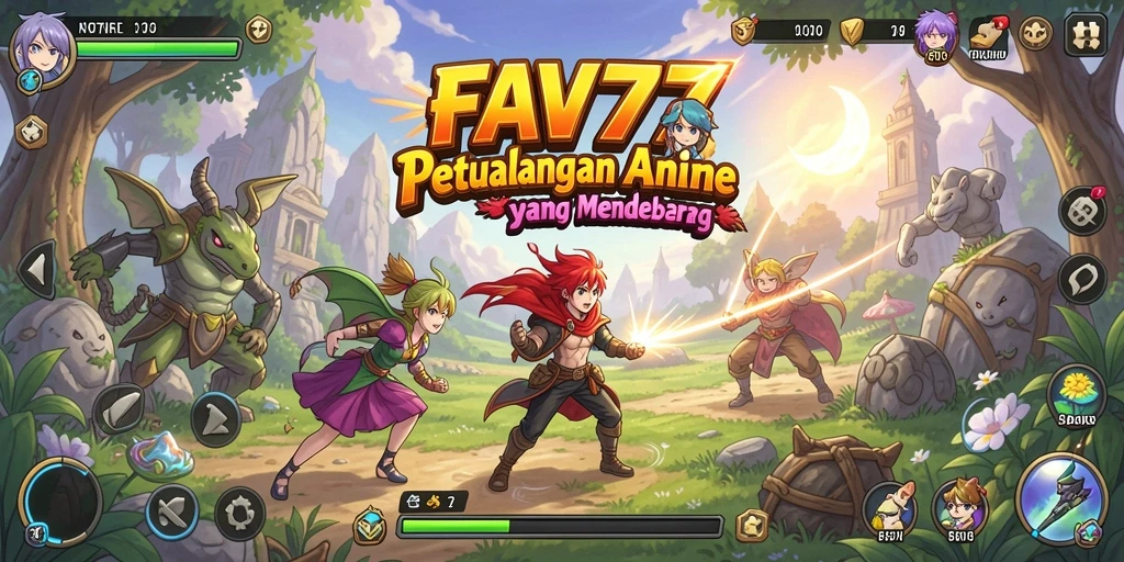 Tampilan gameplay petualangan seru dalam FAV77.