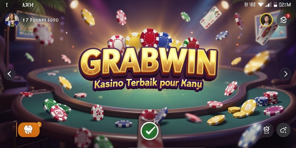 Tampilan gameplay seru dan menarik di aplikasi GRABWIN.