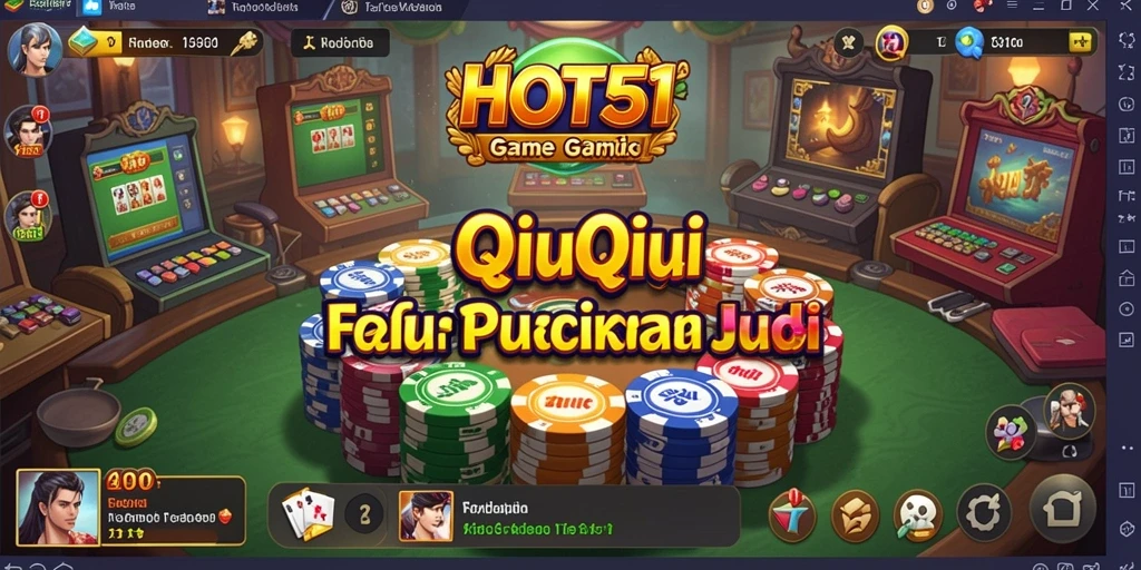 Tampilan gameplay QiuQiu yang menarik di HOT51.
