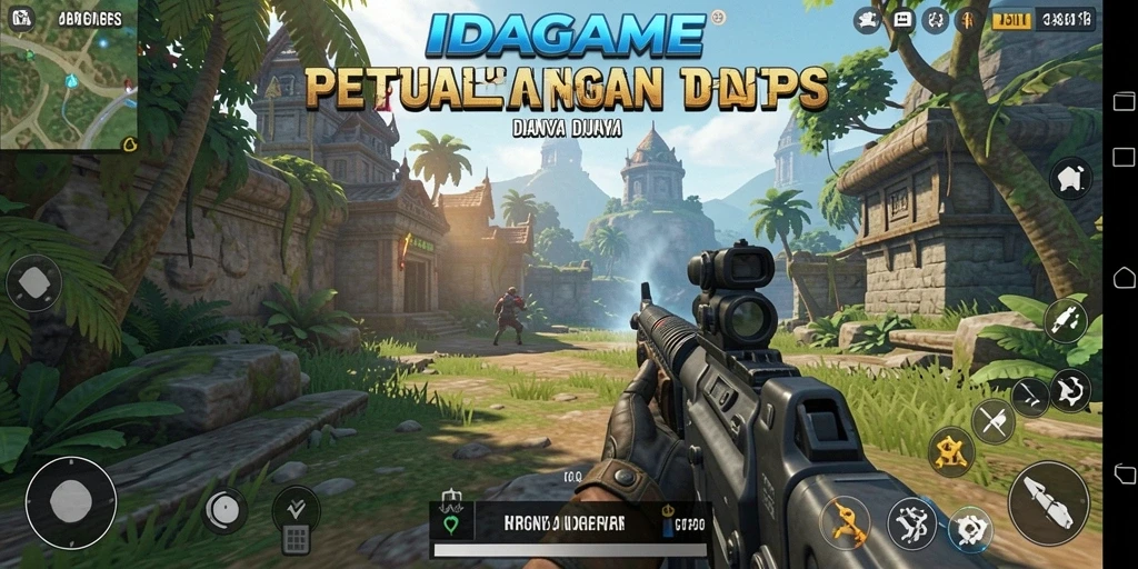 Screenshot gameplay menampilkan aksi pertempuran seru di IDAGAME.