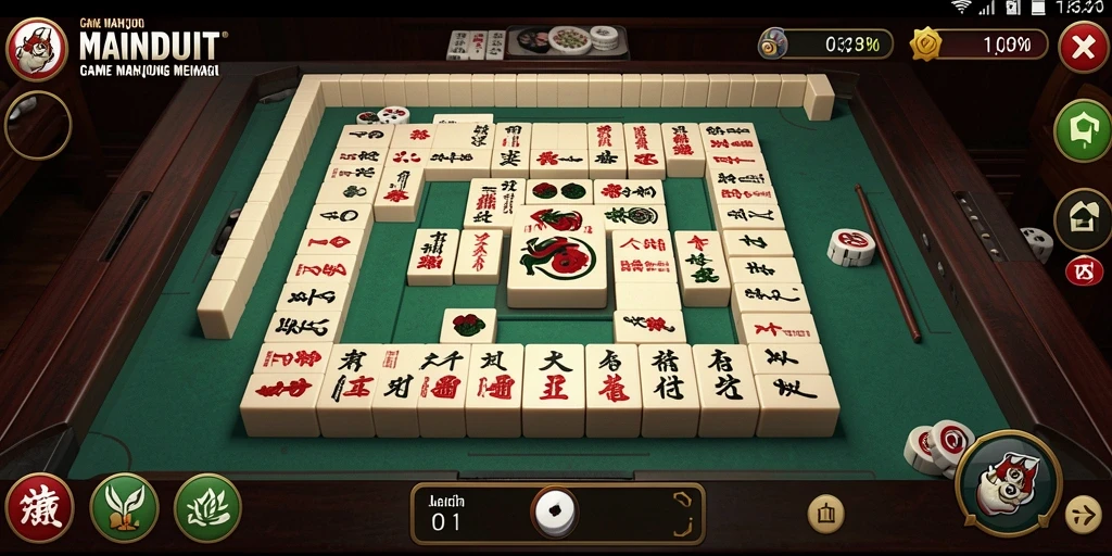 Tampilan gameplay MAINDUIT yang menarik dan penuh warna.