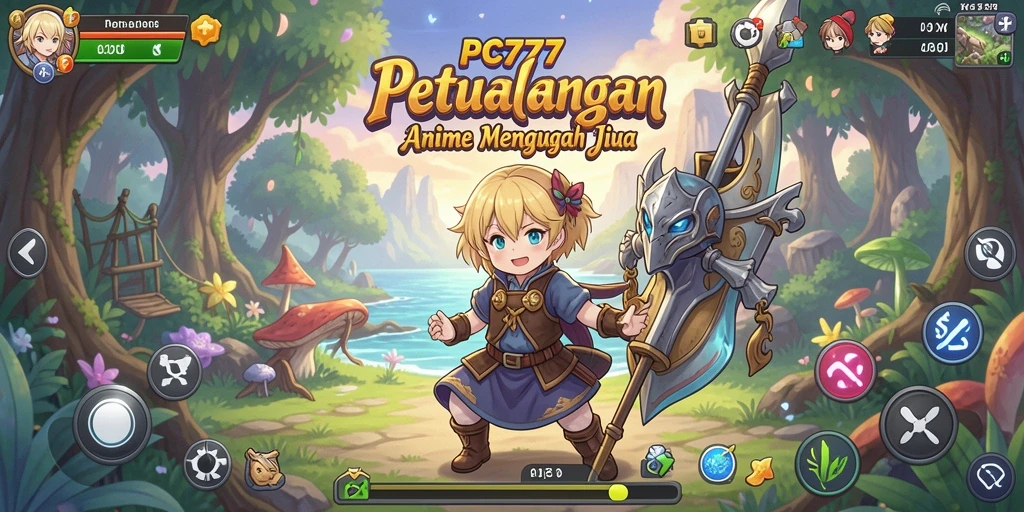 Screenshot gameplay PC777 yang menunjukkan aksi seru dalam dunia Anime.