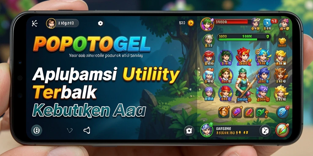 Screenshot utama POPOTOGEL menunjukkan tampilan antarmuka yang intuitif dan fitur-fitur utama.