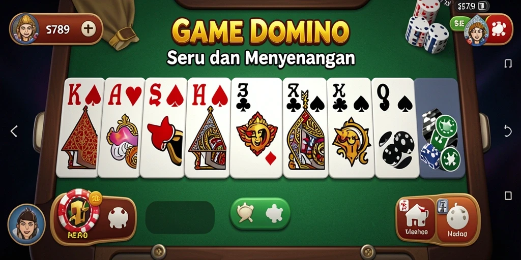Tampilan gameplay seru dari SEE789 dalam permainan Domino.