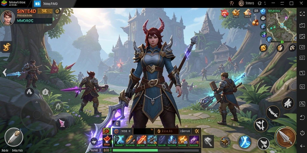 Tampilan gameplay menarik dalam dunia SINTE4D