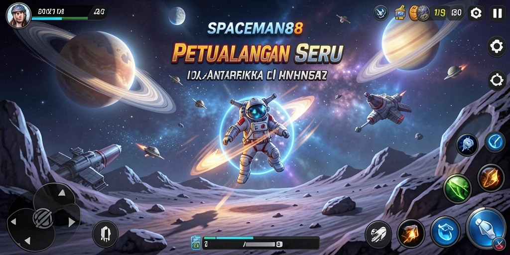 Tampilan gameplay SPACEMAN88 yang seru dan penuh tantangan.